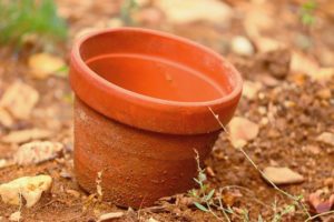 terra cotta pot for execration ritual