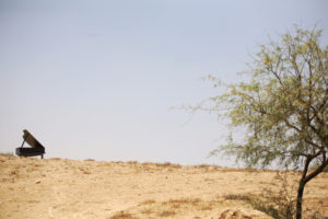 Piano in the desert